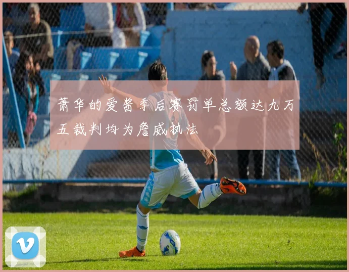 萧华的爱酱季后赛罚单总额达九万五裁判均为詹威执法